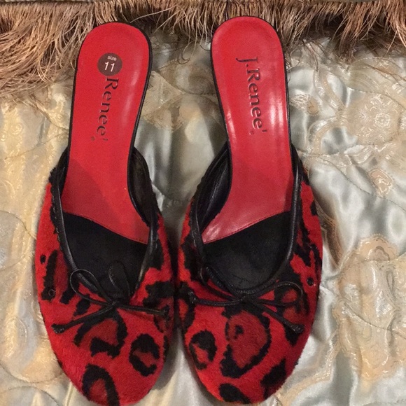 j renee red shoes